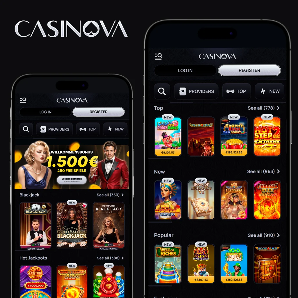 Casinova Login