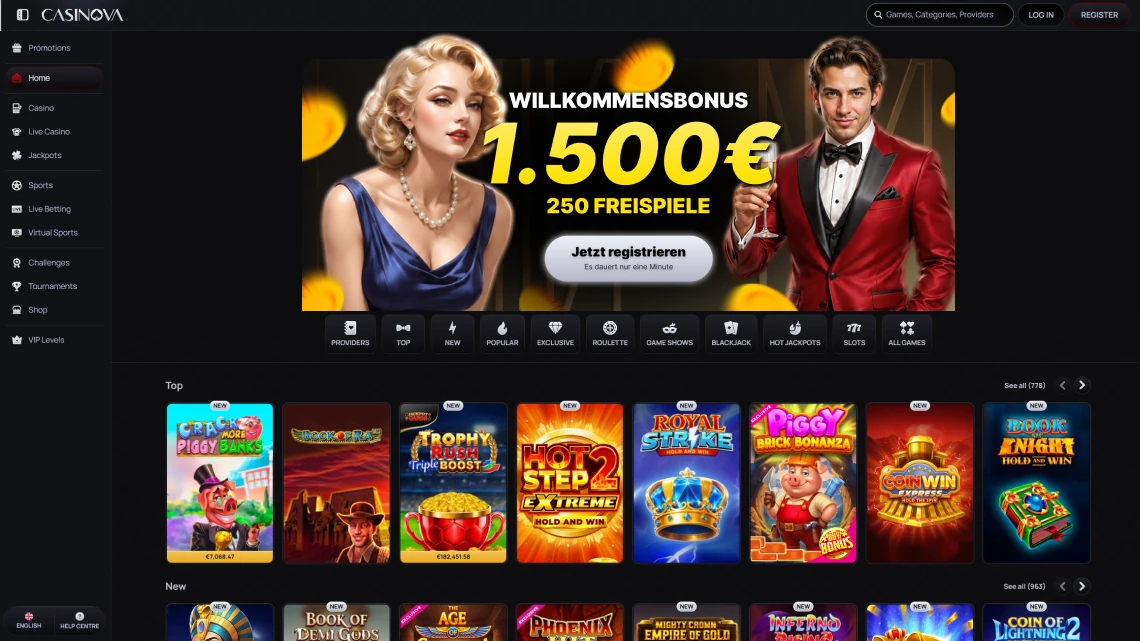 Casinova Bewertungen